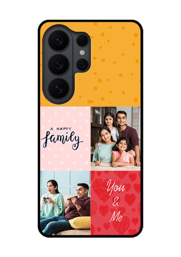 Samsung Galaxy S26 Ultra 5G Custom Glass Phone Case - Images With Quotes Design