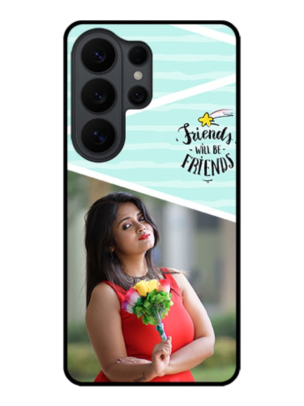 Custom Samsung Galaxy S26 Ultra 5G Custom Glass Phone Case - Friends Picture Icon Design