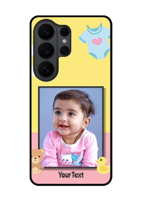 Samsung Galaxy S26 Ultra 5G Custom Glass Phone Case - Kids 2 Color Design