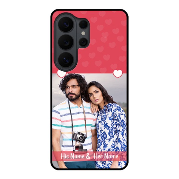 Samsung Galaxy S26 Ultra 5G Custom Glass Phone Case - Simple Love Design Samsung Galaxy S26 Ultra 5G Custom Glass Phone Case - Simple Love Design