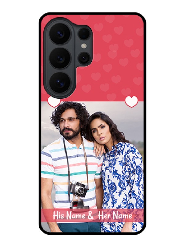 Custom Samsung Galaxy S26 Ultra 5G Custom Glass Phone Case - Simple Love Design