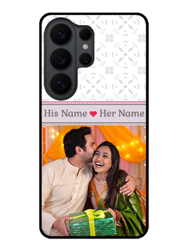 Custom Samsung Galaxy S26 Ultra 5G Custom Glass Phone Case - With Photo And Ethnic Design
