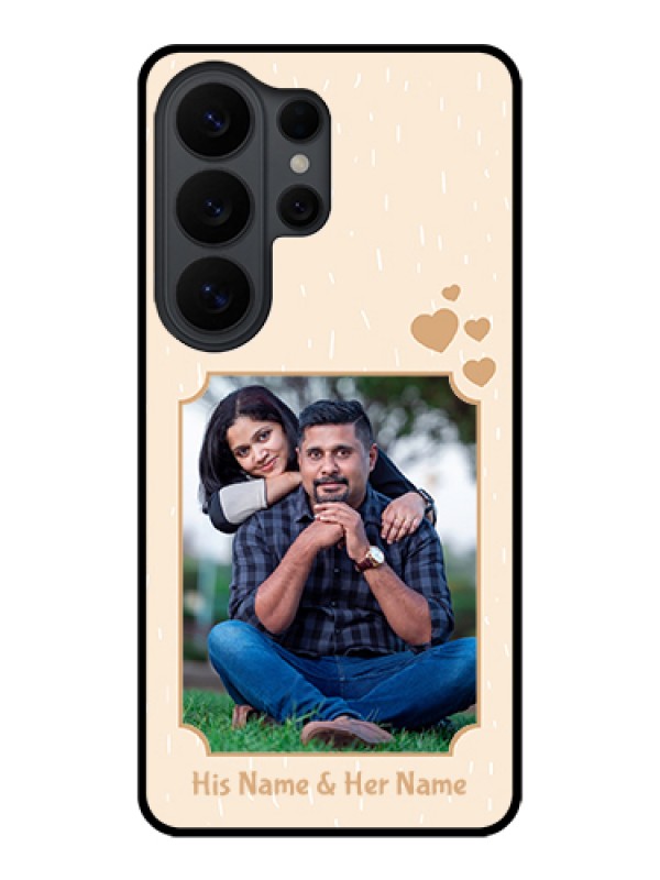 Custom Samsung Galaxy S26 Ultra 5G Custom Glass Phone Case - With Confetti Love Design