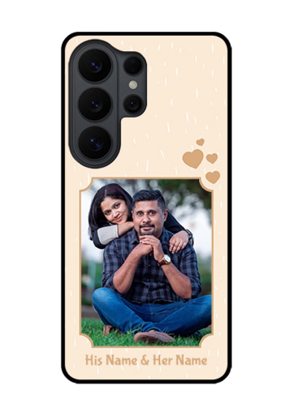 Samsung Galaxy S26 Ultra 5G Custom Glass Phone Case - With Confetti Love Design