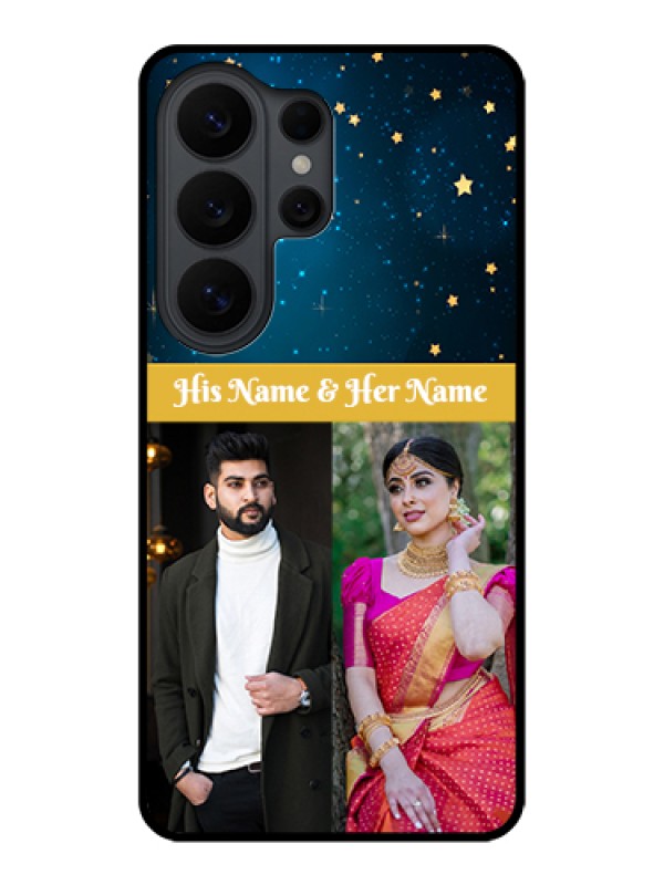 Custom Samsung Galaxy S26 Ultra 5G Custom Glass Phone Case - Galaxy Stars Backdrop Design