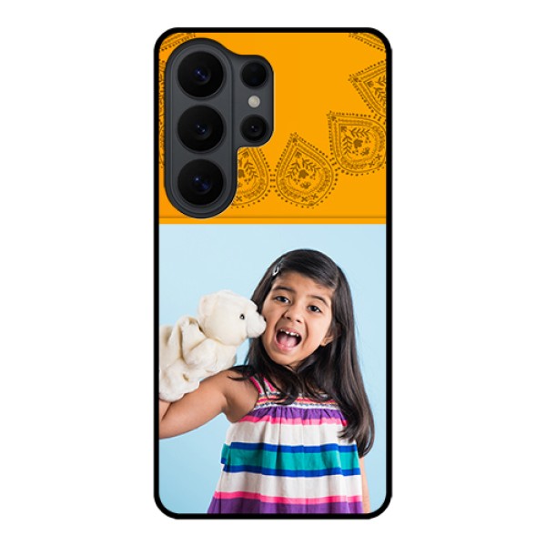Samsung Galaxy S26 Ultra 5G Custom Glass Phone Case - Photo Wedding Design Samsung Galaxy S26 Ultra 5G Custom Glass Phone Case - Photo Wedding Design