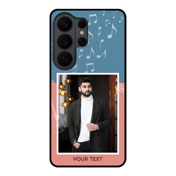 Samsung Galaxy S26 Ultra 5G Custom Glass Phone Case - With Color Musical Note Design Samsung Galaxy S26 Ultra 5G Custom Glass Phone Case - With Color Musical Note Design