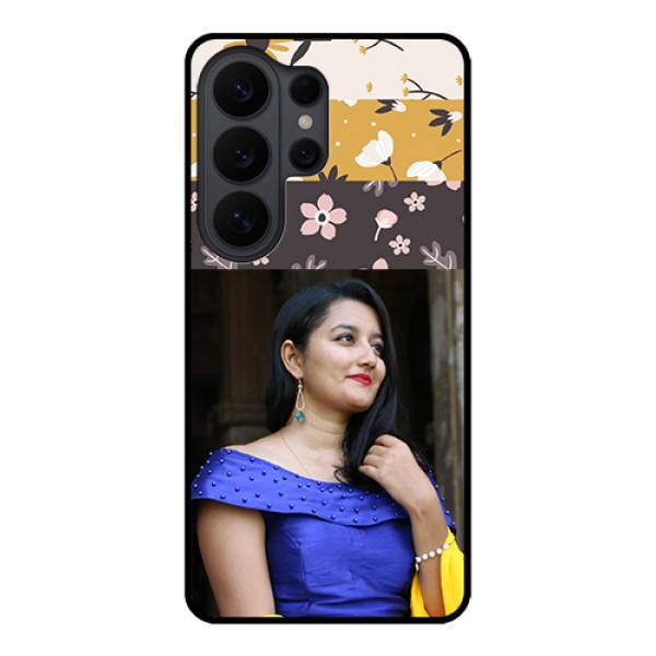 Samsung Galaxy S26 Ultra 5G Custom Glass Phone Case - Stylish Floral Design Samsung Galaxy S26 Ultra 5G Custom Glass Phone Case - Stylish Floral Design