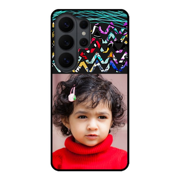 Samsung Galaxy S26 Ultra 5G Custom Glass Phone Case - Neon Abstract Design