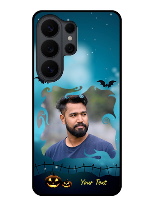 Custom Samsung Galaxy S26 Ultra 5G Custom Glass Phone Case - Halloween Frame Design