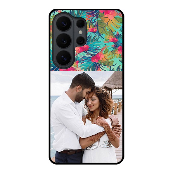 Samsung Galaxy S26 Ultra 5G Custom Glass Phone Case - Watercolor Floral Design