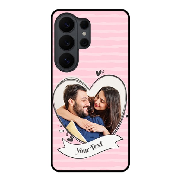Samsung Galaxy S26 Ultra 5G Custom Glass Phone Case - Vintage Heart Design Samsung Galaxy S26 Ultra 5G Custom Glass Phone Case - Vintage Heart Design