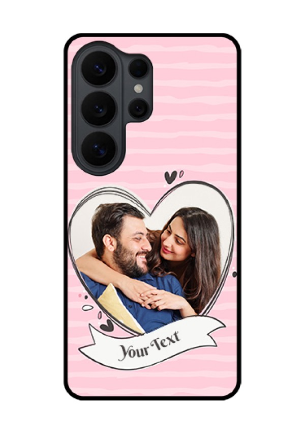 Samsung Galaxy S26 Ultra 5G Custom Glass Phone Case - Vintage Heart Design