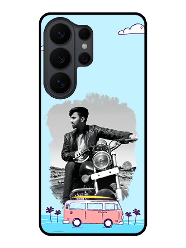 Custom Samsung Galaxy S26 Ultra 5G Custom Glass Phone Case - Travel & Adventure Design