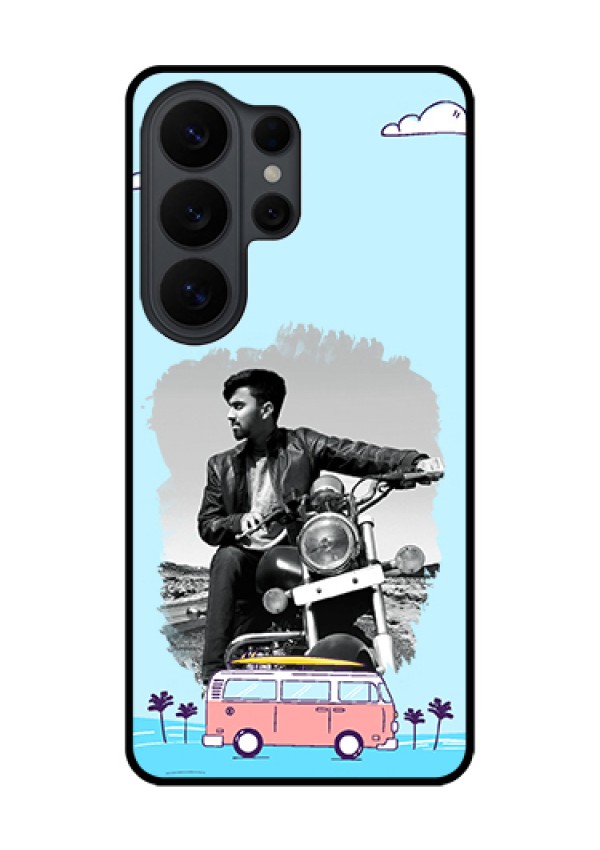 Samsung Galaxy S26 Ultra 5G Custom Glass Phone Case - Travel & Adventure Design