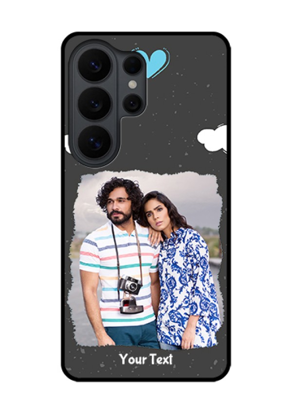 Samsung Galaxy S26 Ultra 5G Custom Glass Phone Case - Splashes With Love Doodles Design