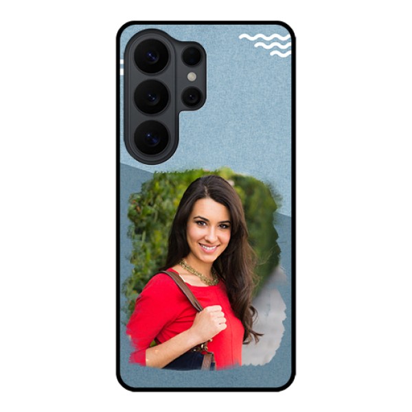 Samsung Galaxy S26 Ultra 5G Custom Glass Phone Case - Grunge Line Art Design Samsung Galaxy S26 Ultra 5G Custom Glass Phone Case - Grunge Line Art Design
