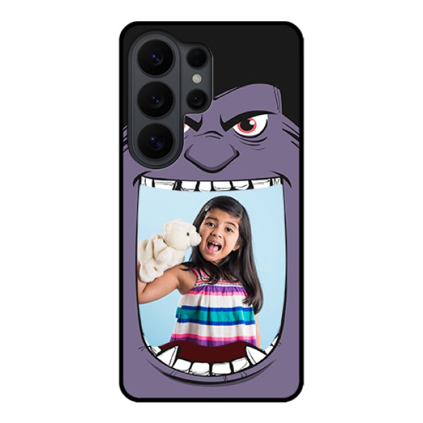 Samsung Galaxy S26 Ultra 5G Custom Glass Phone Case - Angry Monster Design Samsung Galaxy S26 Ultra 5G Custom Glass Phone Case - Angry Monster Design