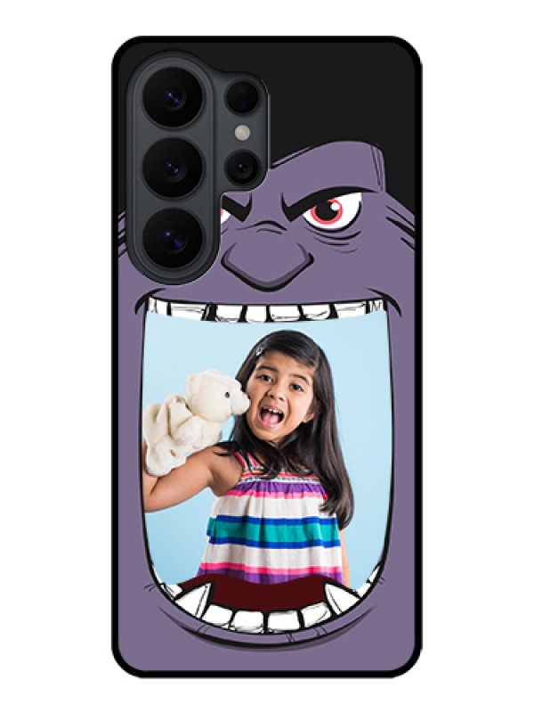 Custom Samsung Galaxy S26 Ultra 5G Custom Glass Phone Case - Angry Monster Design