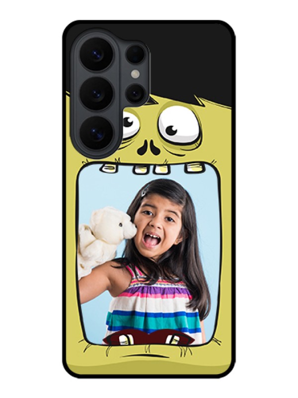 Custom Samsung Galaxy S26 Ultra 5G Custom Glass Phone Case - Cartoon Monster Back Case Design