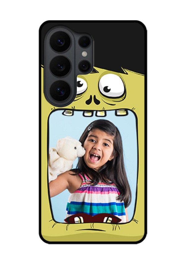 Samsung Galaxy S26 Ultra 5G Custom Glass Phone Case - Cartoon Monster Back Case Design