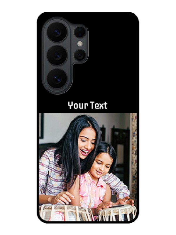 Custom Samsung Galaxy S26 Ultra 5G Custom Glass Phone Case - Photo With Name Design