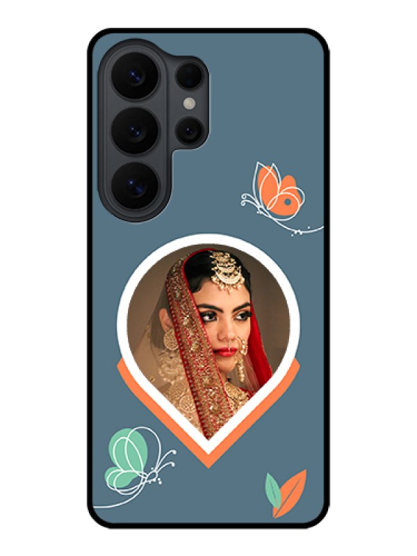 Custom Samsung Galaxy S26 Ultra 5G Custom Glass Phone Case - Droplet Butterflies Design