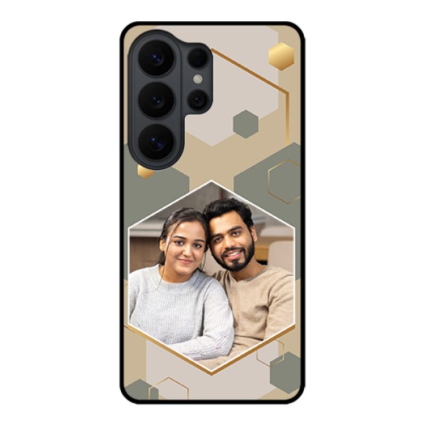 Samsung Galaxy S26 Ultra 5G Custom Glass Phone Case - Stylish Hexagon Pattern Design Samsung Galaxy S26 Ultra 5G Custom Glass Phone Case - Stylish Hexagon Pattern Design