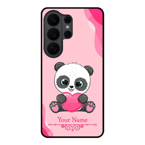 Samsung Galaxy S26 Ultra 5G Custom Glass Phone Case - Cute Panda Design