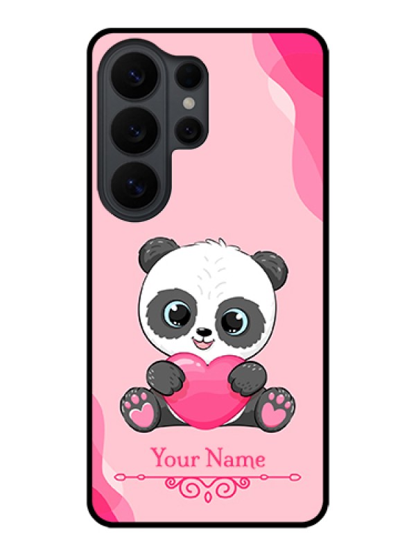 Custom Samsung Galaxy S26 Ultra 5G Custom Glass Phone Case - Cute Panda Design