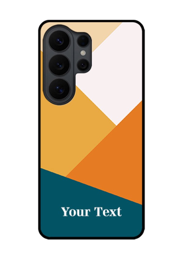 Samsung Galaxy S26 Ultra 5G Custom Glass Phone Case - Stacked Multi - Colour Design