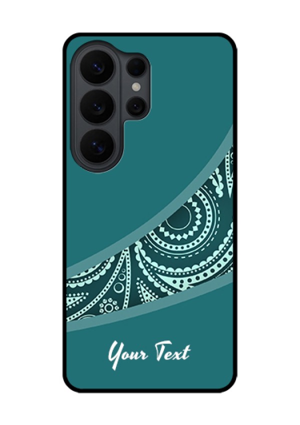 Samsung Galaxy S26 Ultra 5G Custom Glass Phone Case - Semi Visible Floral Design