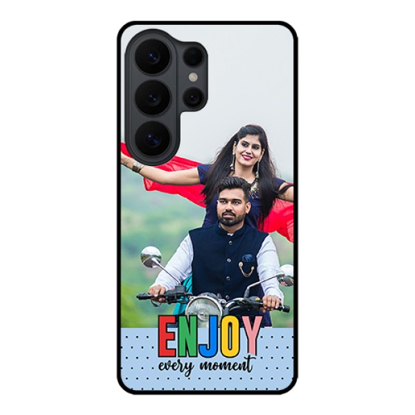 Samsung Galaxy S26 Ultra 5G Custom Glass Phone Case - Enjoy Every Moment Design Samsung Galaxy S26 Ultra 5G Custom Glass Phone Case - Enjoy Every Moment Design