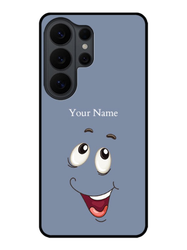 Custom Samsung Galaxy S26 Ultra 5G Custom Glass Phone Case - Laughing Cartoon Face Design