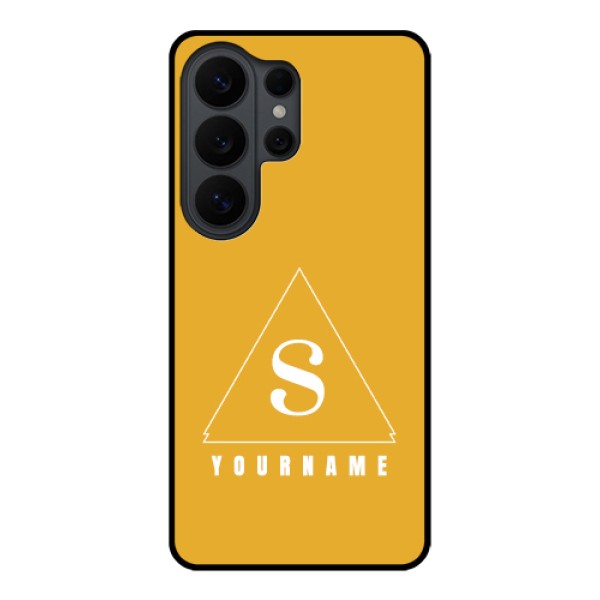 Samsung Galaxy S26 Ultra 5G Custom Glass Phone Case - Simple Triangle Design Samsung Galaxy S26 Ultra 5G Custom Glass Phone Case - Simple Triangle Design