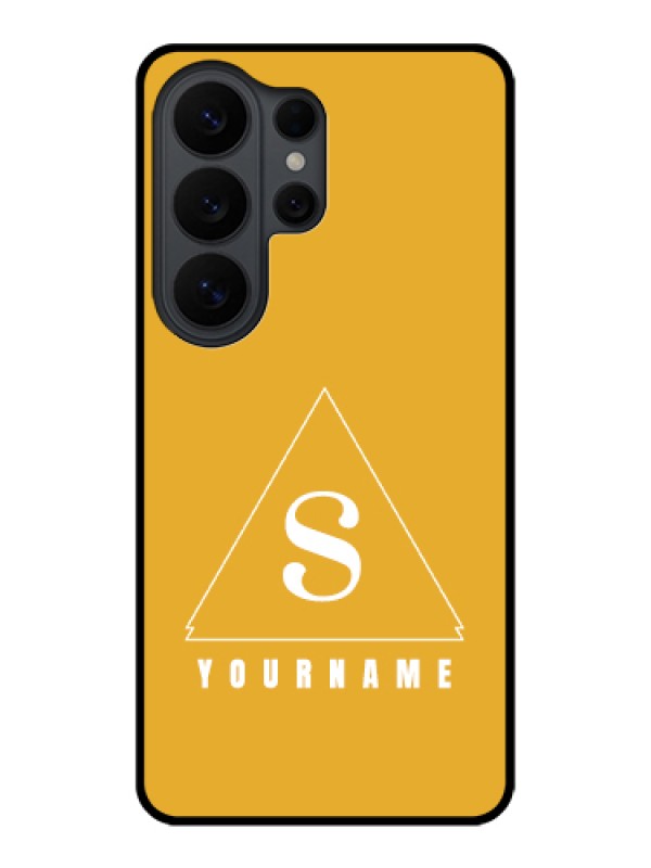 Custom Samsung Galaxy S26 Ultra 5G Custom Glass Phone Case - Simple Triangle Design