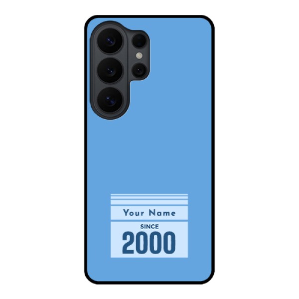 Samsung Galaxy S26 Ultra 5G Custom Glass Phone Case - Custom Year Of Birth Design Samsung Galaxy S26 Ultra 5G Custom Glass Phone Case - Custom Year Of Birth Design