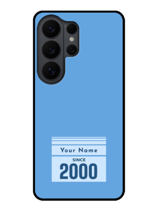 Custom Samsung Galaxy S26 Ultra 5G Custom Glass Phone Case - Custom Year Of Birth Design