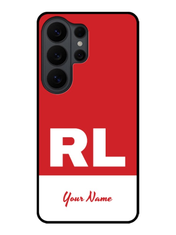 Custom Samsung Galaxy S26 Ultra 5G Custom Glass Phone Case - Dual Tone Custom Text Design