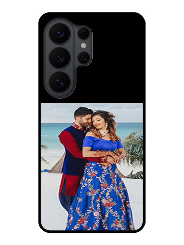 Custom Samsung Galaxy S26 Ultra 5G Custom Glass Phone Case - Upload Full Picture With Custom Color Design
