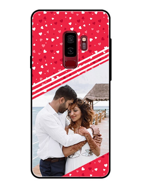 Custom Samsung Galaxy S9 Plus Custom Glass Mobile Case  - Valentines Gift Design