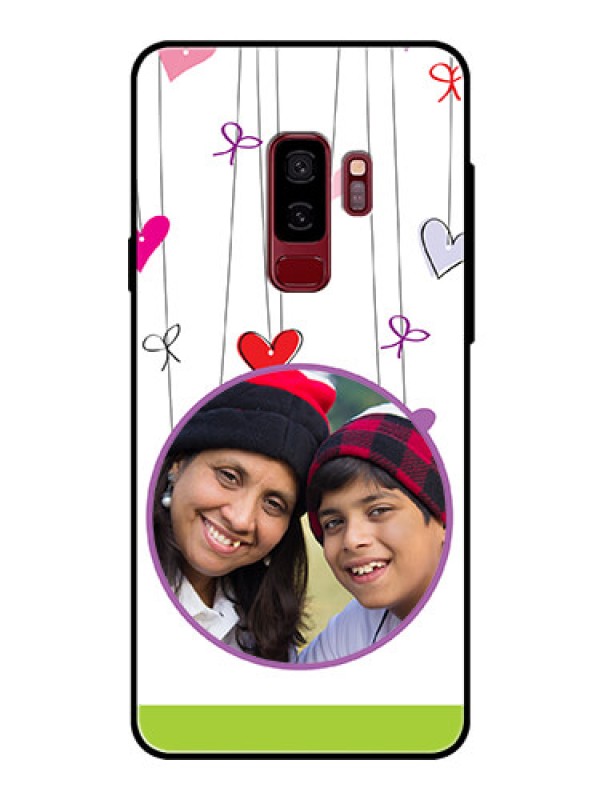 Custom Samsung Galaxy S9 Plus Photo Printing on Glass Case  - Cute Kids Phone Case Design