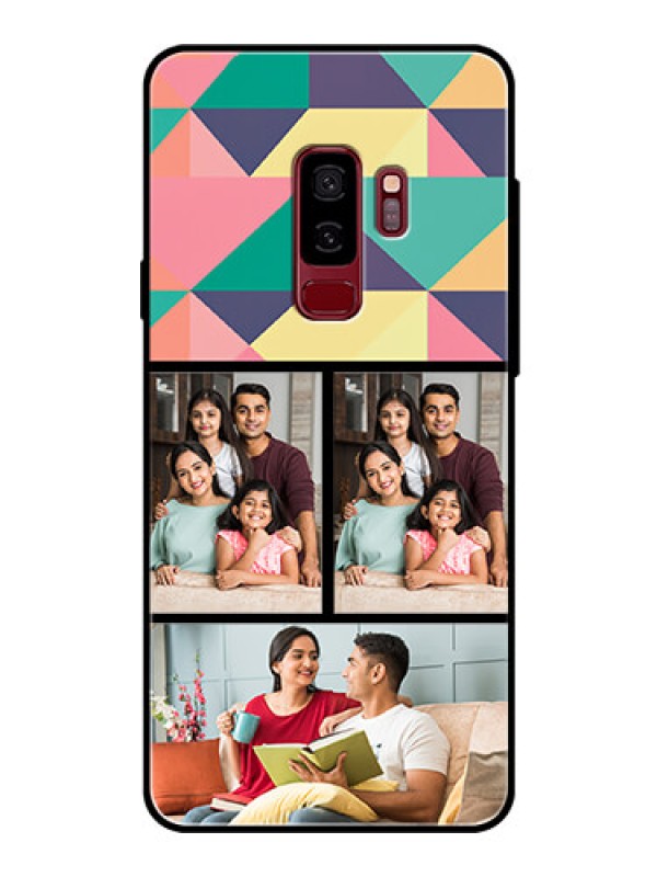 Custom Samsung Galaxy S9 Plus Custom Glass Phone Case  - Bulk Pic Upload Design