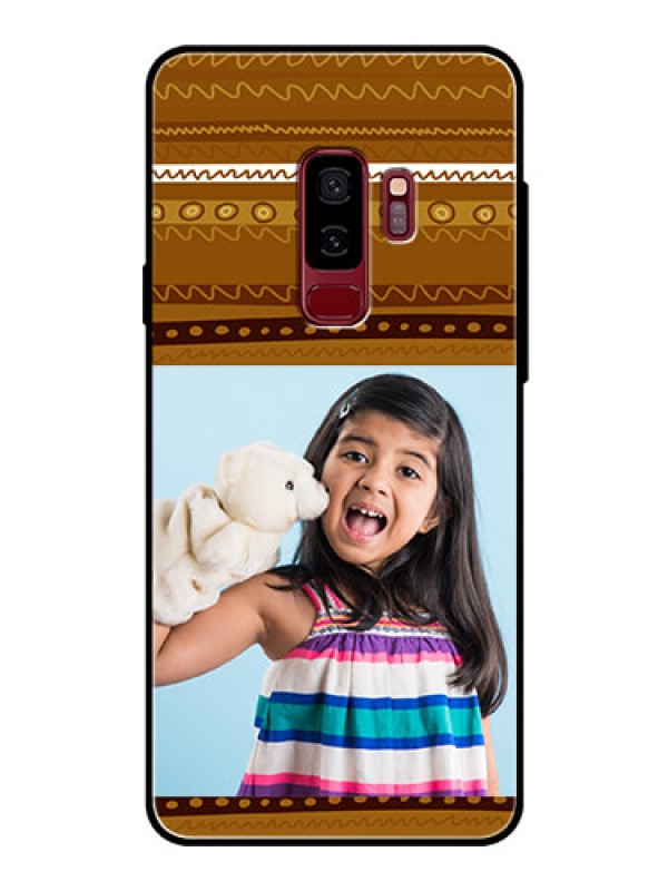 Custom Samsung Galaxy S9 Plus Custom Glass Phone Case  - Friends Picture Upload Design 