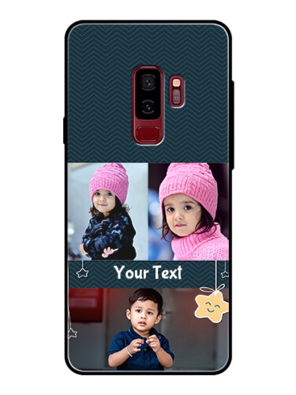 Custom Samsung Galaxy S9 Plus Custom Glass Mobile Case  - Hanging Stars Design