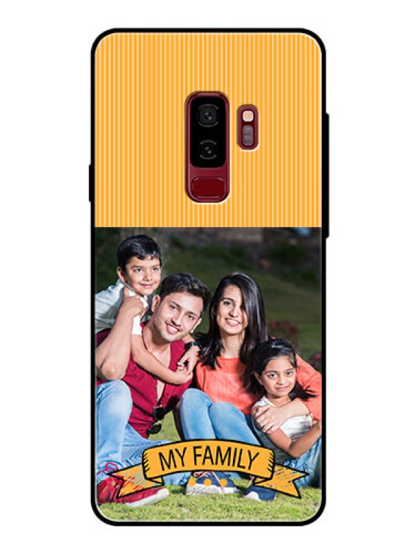 Custom Samsung Galaxy S9 Plus Custom Glass Phone Case  - My Family Design