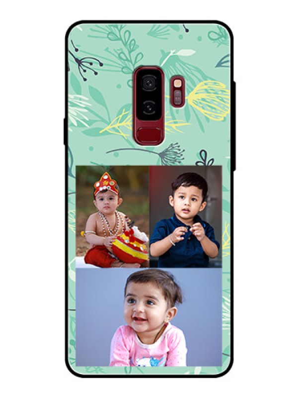 Custom Samsung Galaxy S9 Plus Photo Printing on Glass Case  - Forever Family Design 