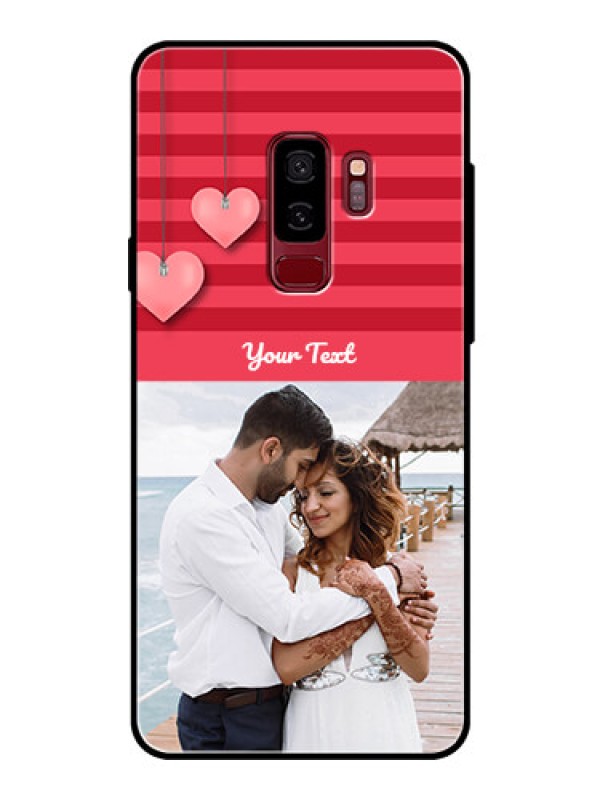 Custom Samsung Galaxy S9 Plus Custom Glass Phone Case  - Valentines Day Design