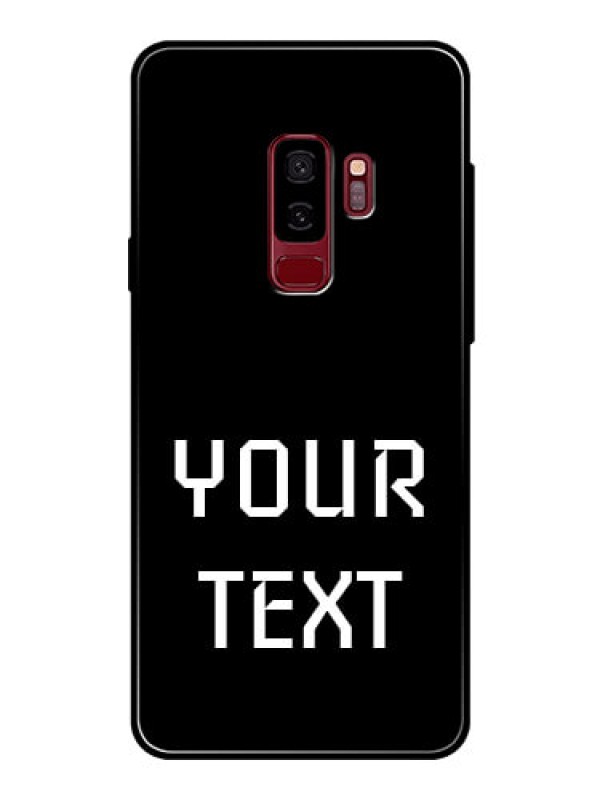 Custom Galaxy S9 Plus Your Name on Glass Phone Case