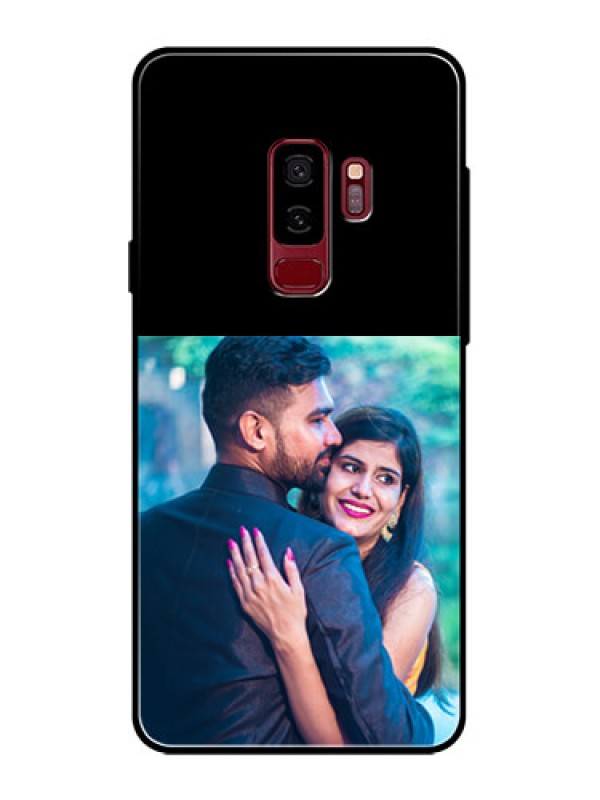Custom Galaxy S9 Plus Custom Glass Phone Case - Upload Full Picture With Custom Color Design
